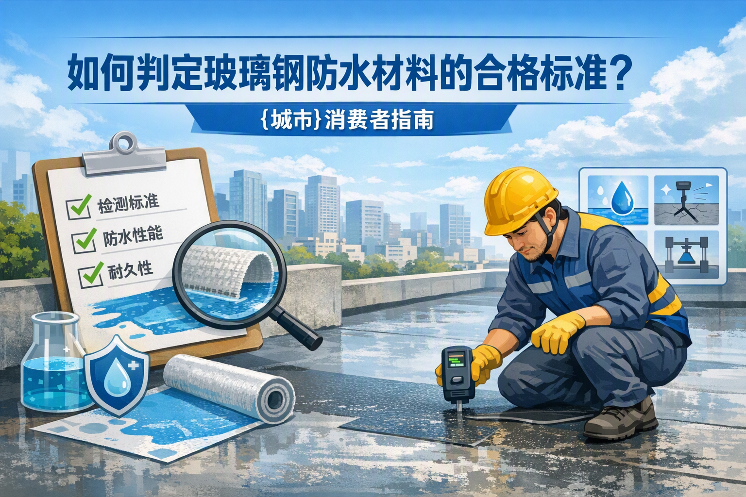 如何判定玻璃钢防水材料的合格标准? 咸宁 消费者指南