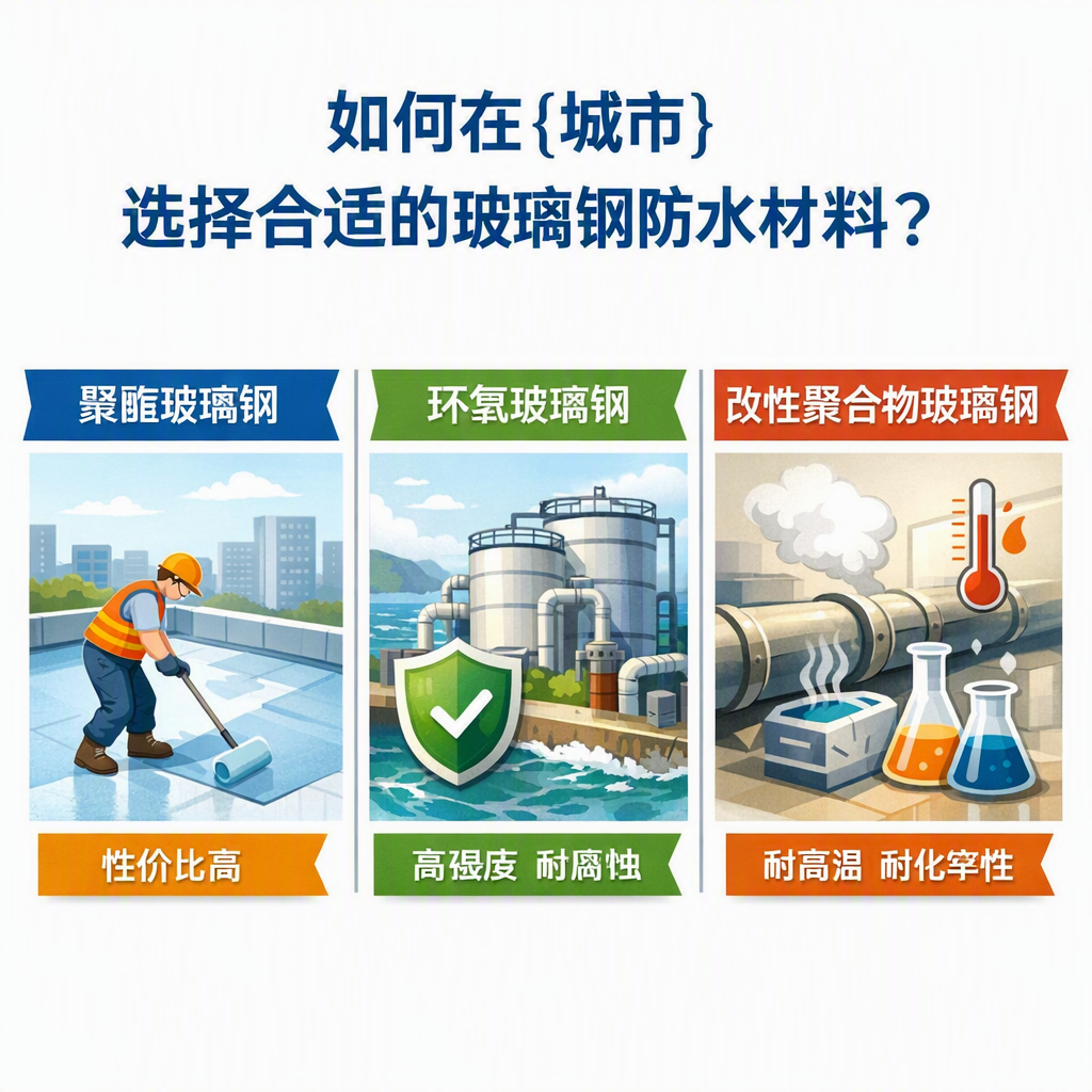 如何在咸宁选择合适的玻璃钢防水材料?