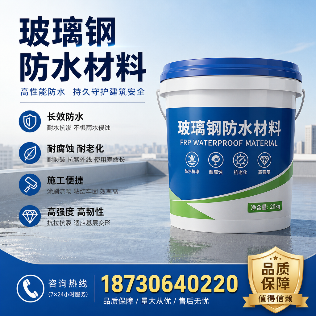 专家解析：玻璃钢防水材料的市场前景分析在 咸宁