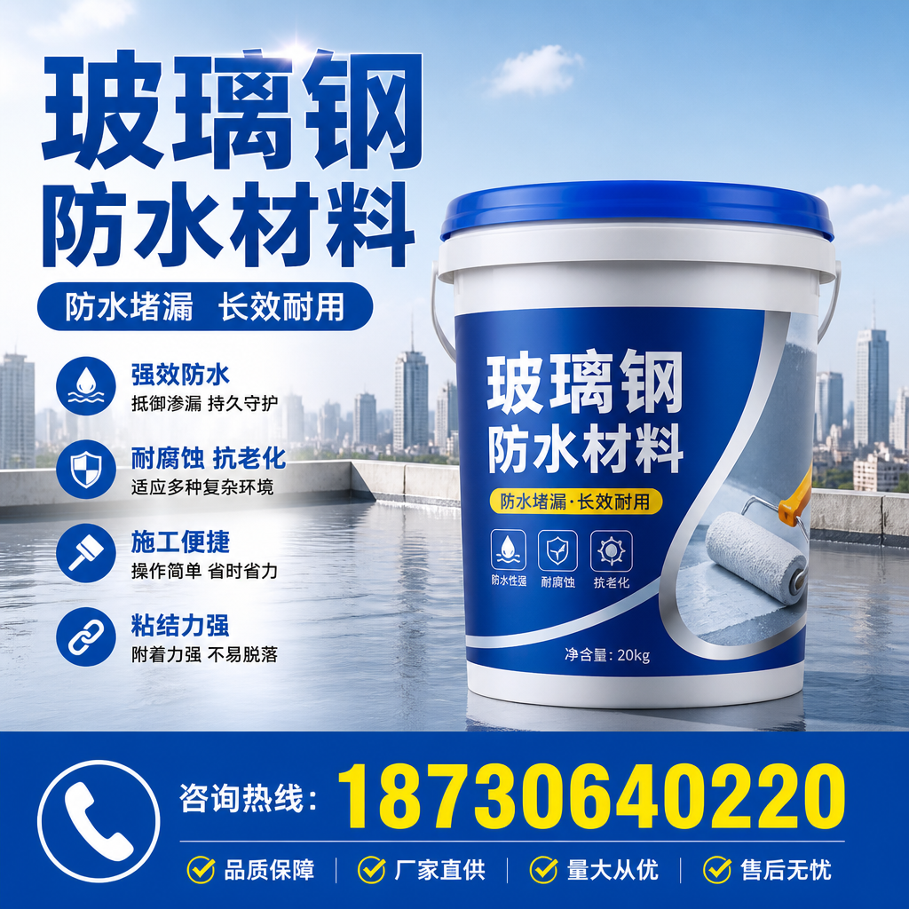 玻璃钢防水材料与传统防水材料的对比,哪种更好?